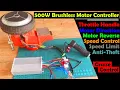 48V 500W Ebike or Electric Bike Brushless Motor Controller with Hoverboard wiring explanation