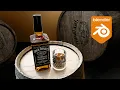 How to Make Jack Daniels Bottle In Blender Tutorial