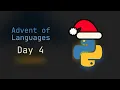 Can a Snake Build a Christmas Tree Python Holiday Magic Advent of Languages Day 4