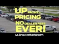 Up Front Pricing and No Dealer Fees at Mullinax Ford Mobile