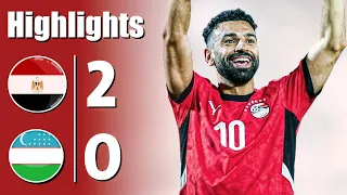 ملخص مباراة مصر واوزبكستان 2 0 اهداف مباراة مصر واوزبكستان اهداف مصر اليوم 