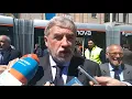 Al via la sperimentazione del nuovo filobus da 24 metri, il commento del sindaco Bucci