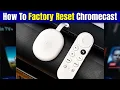 How to Factory Reset Chromecast Button Google Home App