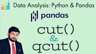 Discretization binning in Pandas using cut qcut Python Pandas Tutorial