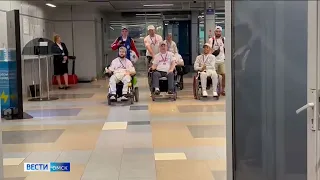 Омичи впервые приняли участие в соревнованиях по футболу на электроколяске — и сразу выиграли медаль
