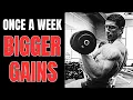 Lagu STOP MET OVERTRAINING! Train elke spier EEN KEER per week voor GROTERE winst (hier lees je waarom)