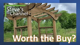 building the yardistry arbor from costco