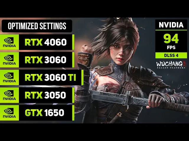 Wuchang Fallen Feathers | RTX 4060, 3060TI, 3060, 3050, GTX 1650 #pcgamepasspartner
