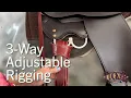 Tucker Saddles How To Rig Your Saddle Using the Adjustable 3-Way Rigging