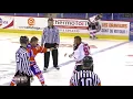 Greatest hockey fight ever David Lacroix Vs Jon Mirasty Oct 6 2017