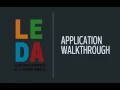 LEDA Application Walkthrough