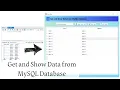 PyQt5 Programs Get and Show Data from MySQL Database