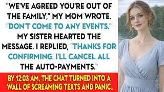 “We’ve Agreed You’re Out Of The Family,” My Mom Wrote. “Don’t Come To Any Events.” My Sister Hearted