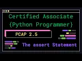 PCAP 2 5 - The assert Statement