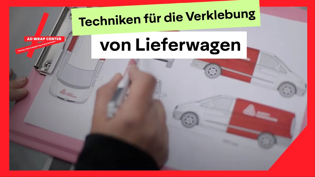 11 Techniken für die Verklebung von Lieferwagen (AD Wrap Center)