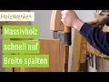 Lagu Massivholz Besäumen im Express-Tempo