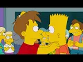 Lagu Los Simpson - Compañeros Y Profesor Animan A Bart Antes De Entrar Al Examen