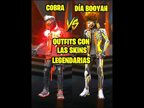 OUTFITS CON LAS SKINS LEGENDARIAS🔥💎✅ #freefire #shortsff #combinaçãoff