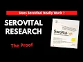 SeroVital Does It Work The Proof