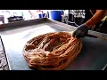 Download Lagu Thai Cotton  Angle Hair Candy Crepe (Roti Sai Mai) Thai Dessert - Thai Street Food | Tasty Street