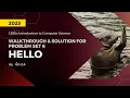 2023 CS50 - Week 6 Hello Solution Walkthrough Guide for Beginners By Anvea