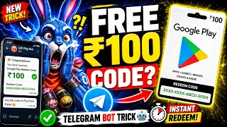 i got free redeem code from this secret telegram bot 