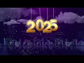 2025 New Year Wishes Animation Template Without Text