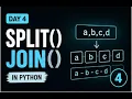 Python String Functions split join Explained for Testers
