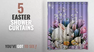 Top 10 Easter Shower Curtains 2018 Best Home Fashion Happy Easter New Style Custom Shower Curtain