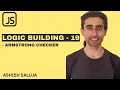 Javascript JS Coding Practice 19 - Armstrong Number Checker