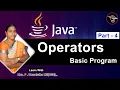 Learn Java Operators in Java in Tamil Part 4
