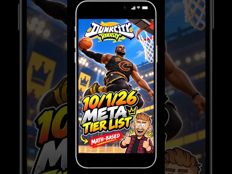 10/1/26 Dunk City Dynasty Meta Tier List — Mathematically Ranked, Not Opinion