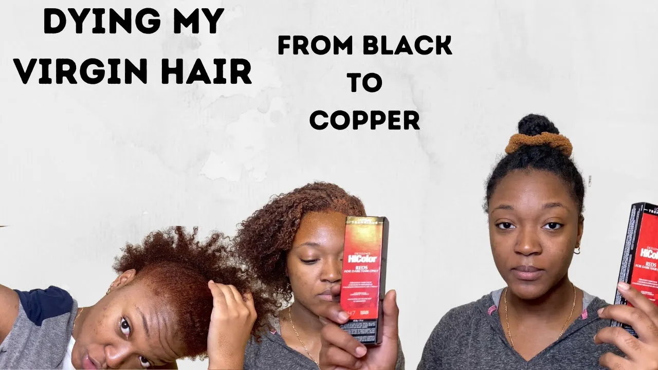 HOW TO DYE YOUR HAIR COPPER RED | NO BLEACH !!