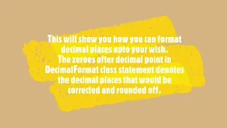 How to fix decimal point correct to n decimal places DecimalFormat Class Java