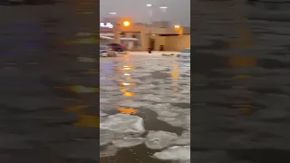 السعودية ميقات السيل الكبير الان تغرق شمال الطايف مركز العاصفة2024 04 02 