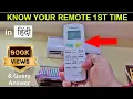 Daikin AC Remote Guide How to Use Operate Daikin AC Remote Know Your Daikin AC Remote