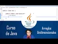 Programacion en Java Curso Arreglos Unidimensionales