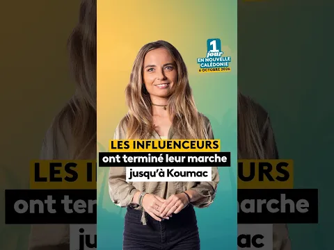 Les influenceurs ont terminé leur marche jusqu'à Koumac.