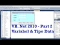 Part 2 Variabel dan Tipe Data pada VB Net 2010
