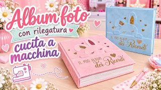Album con rilegatura cucita a macchina: ti presento il nuovo corso! ❤️ LIVE