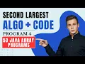 Java Program to Find Second Largest Number in an Array IntelliSkills