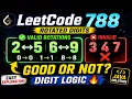 LeetCode 788 Rotated Digits Easy Explanation Java Solution Digit DP Insight