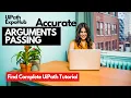 UiPath Arguments Passing