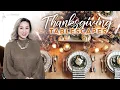 How to Set a Gorgeous Holiday Table - Thanksgiving Tablescape Ideas