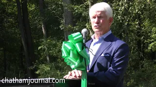 Preston s Bubba Rawl speaks at ribbon-cutting ceremony at new Charger Boulevard - 8 22 19