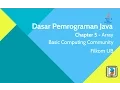 Dasar Pemrograman Java - Ch 5