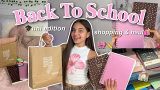 BACK TO SCHOOL SHOPPING: uni edition 🛍️🎓 zakupy na studia + haul