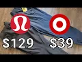 Lululemon ABC jogger vs Target All in Motion Pants Review Best Workout Gym Athleisure