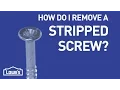 How Do I Remove A Stripped Screw DIY Basics