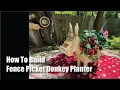 How To Build - Fence Picket Donkey Planter